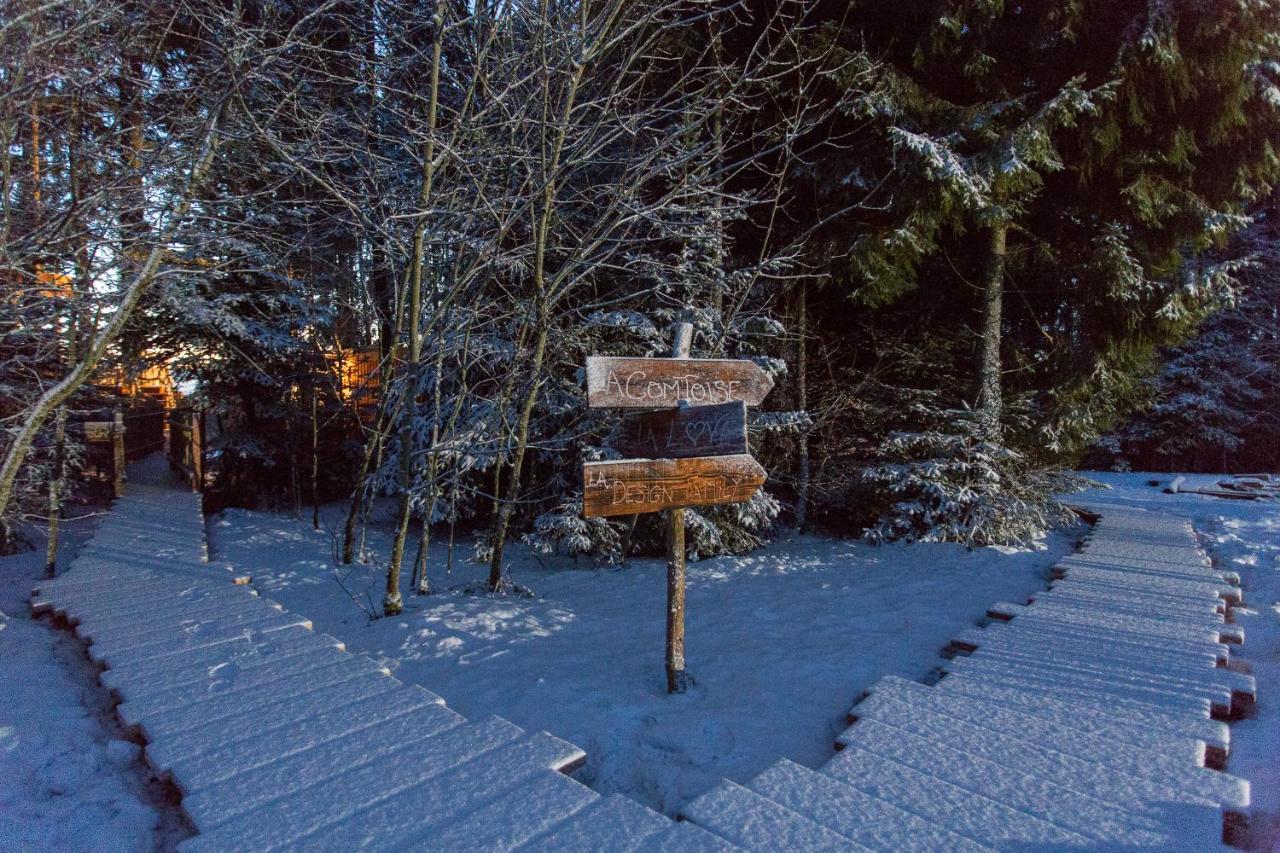 Domaine De L'Authentique Cabanes Dans Les Arbres Fournet-Blancheroche Kültér fotó